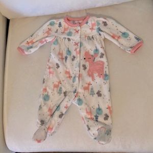 Newborn Fleece Footie! Perfect!